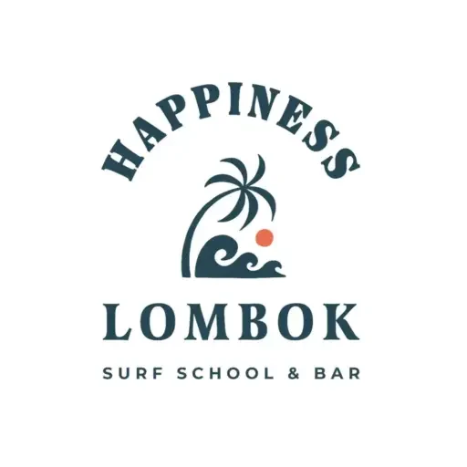 Logo Happiness Surf Lessons Kuta Lombok